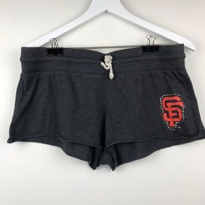 MLB SF Giants Jersey Knit Cheerleader Shorts